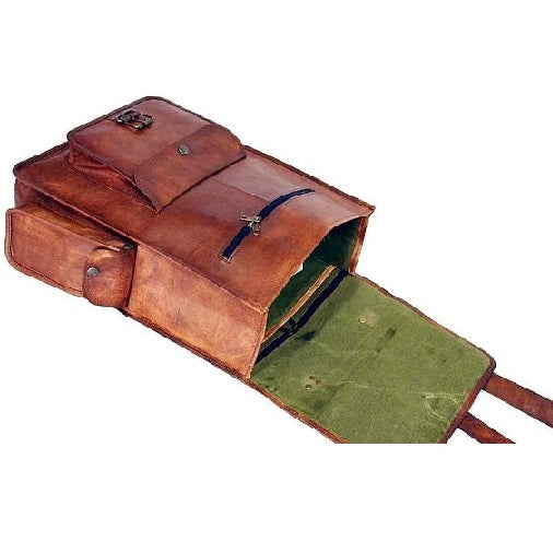 Leather Backpack Men Women