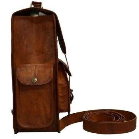 Leather Backpack Men Women