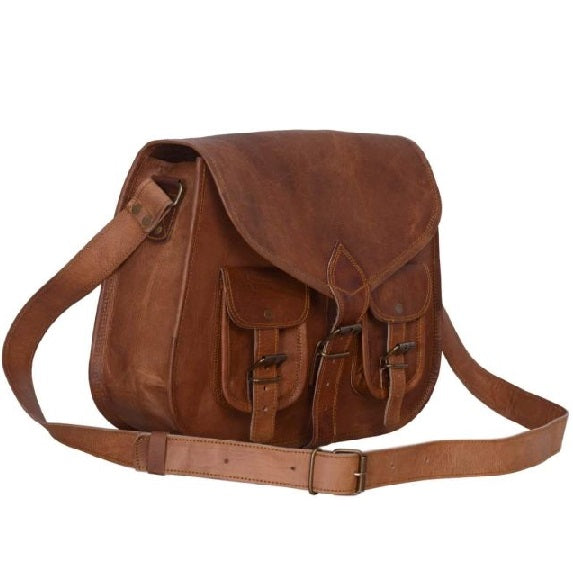 Leather Crossbody Satchel Women's Bag