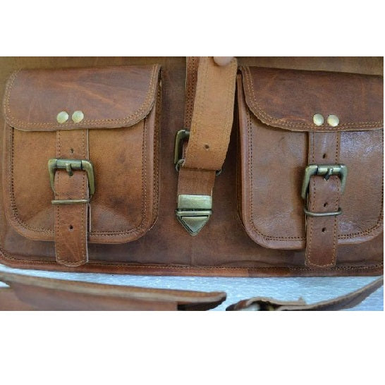 Leather Crossbody Satchel Women's Bag
