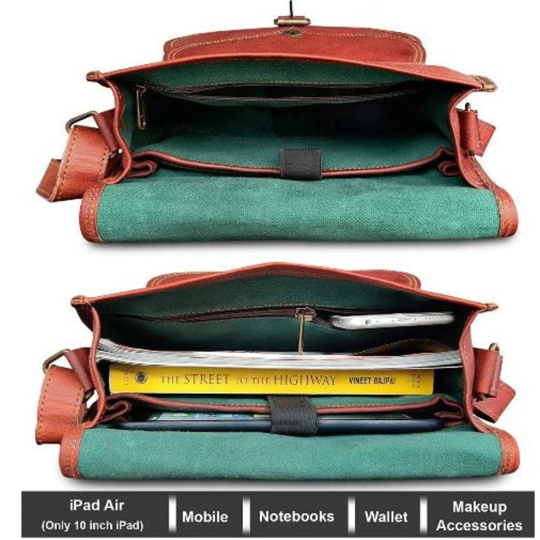 Leather Crossbody Travel Purse Trendy For Girl's