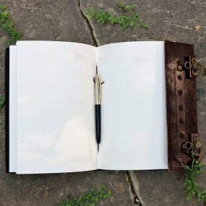 Leather Dragon Double Lock Journal
