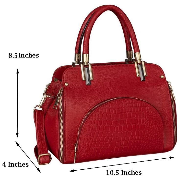 Leather Handbag Shoulder Tote Purse Cross body Bag