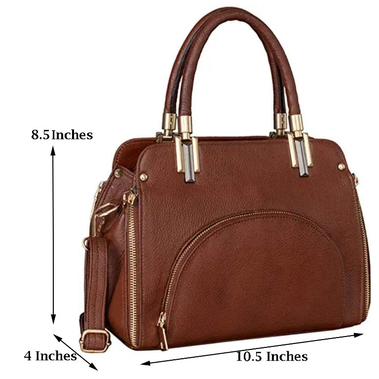 Leather Handbag Shoulder Tote Purse Cross body Bag