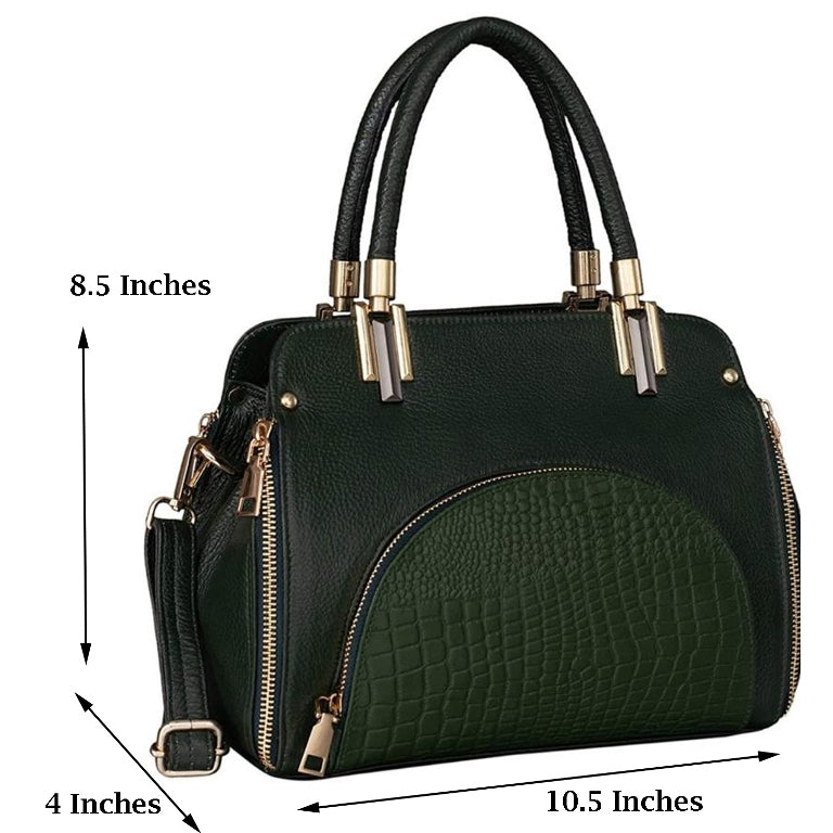Leather Handbag Shoulder Tote Purse Cross body Bag