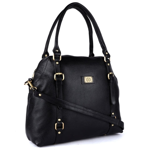 Leather Handbag for Women with Adjustable Strap
