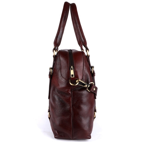 Leather Handbag for Women with Adjustable Strap