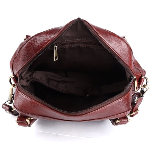 Leather Handbag for Women with Adjustable Strap