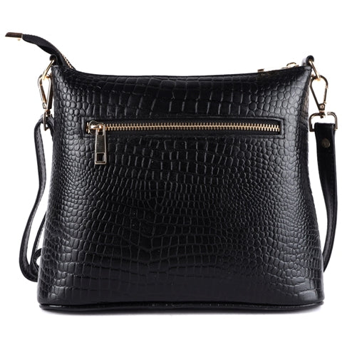 Leather Handbag with Adjustable Strap