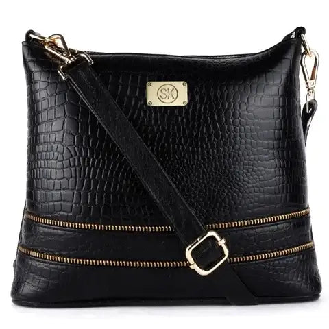 Leather Handbag with Adjustable Strap