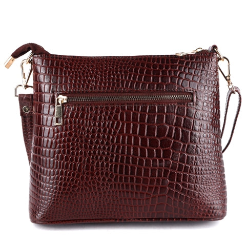 Leather Handbag with Adjustable Strap