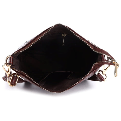 Leather Handbag with Adjustable Strap