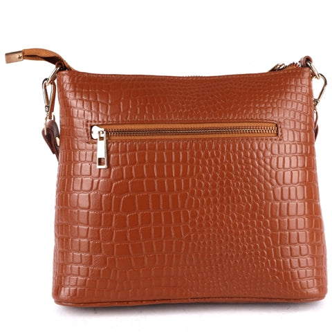 Leather Handbag with Adjustable Strap