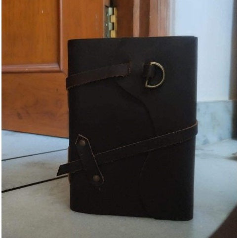 Leather Journal Writing Bound Journal With Pencil