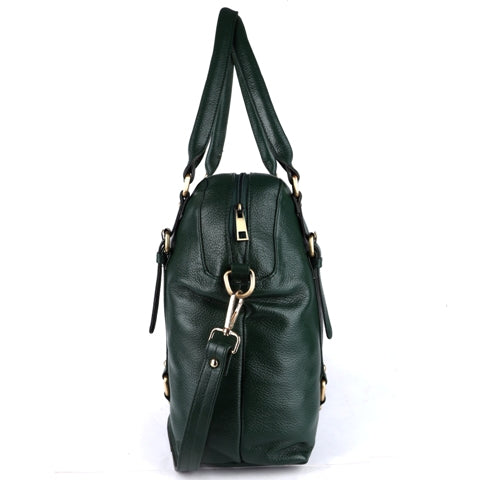 Leather Satchel Shoulder Tote Ladies Bag