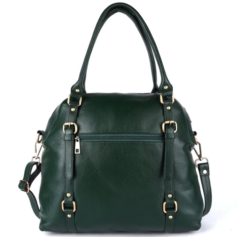 Leather Satchel Shoulder Tote Ladies Bag