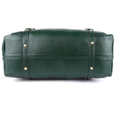 Leather Satchel Shoulder Tote Ladies Bag