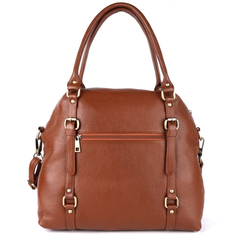 Leather Satchel Shoulder Tote Ladies Bag