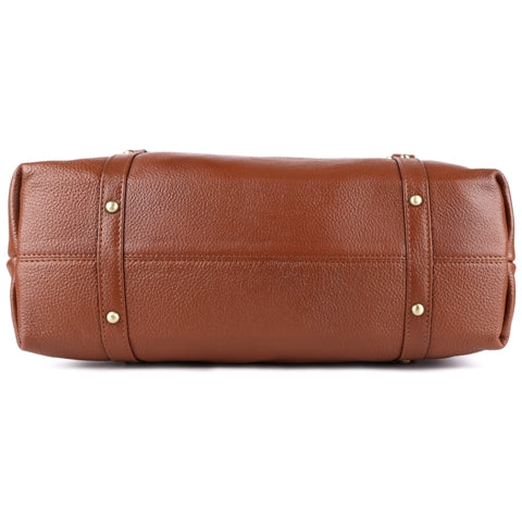 Leather Satchel Shoulder Tote Ladies Bag
