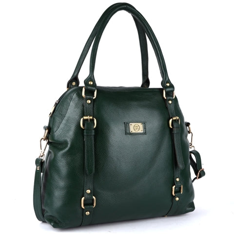 Leather Satchel Shoulder Tote Ladies Bag