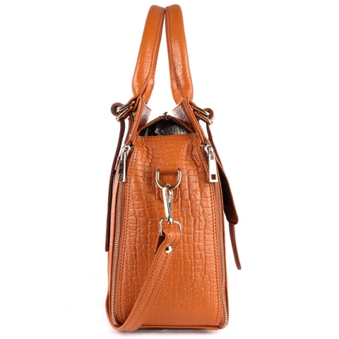 Leather Top Handle Shoulder Sling Hand Bag