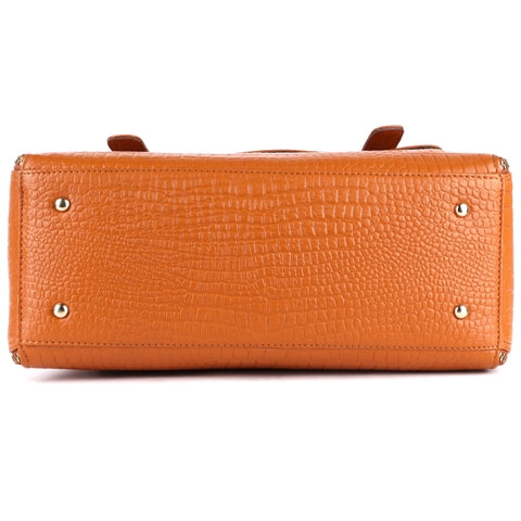 Leather Top Handle Shoulder Sling Hand Bag