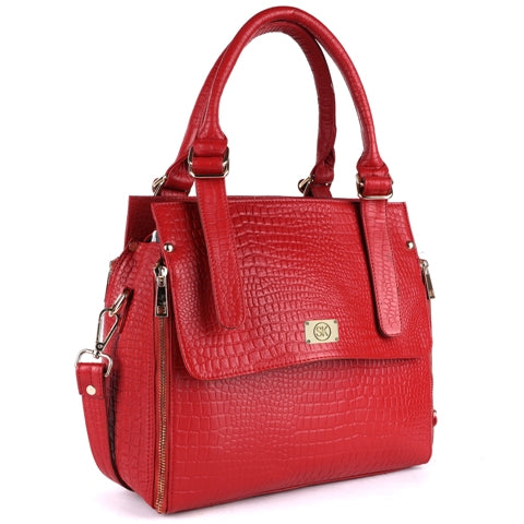 Leather Top Handle Shoulder Sling Hand Bag