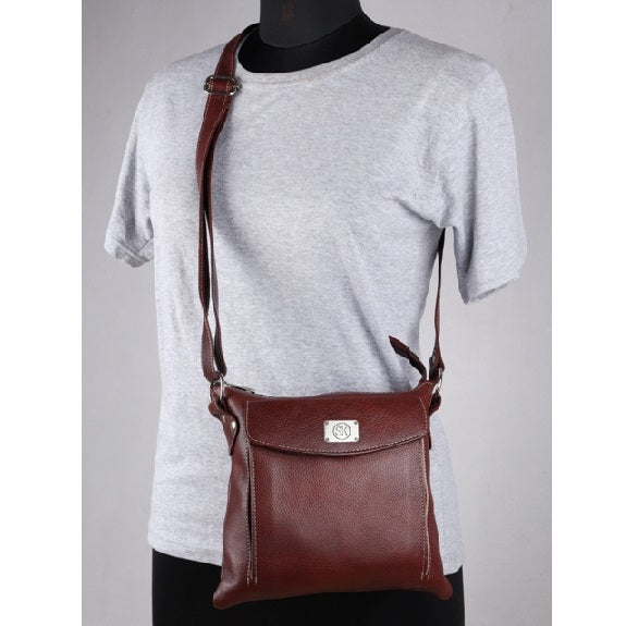 Leather Women Laptop Bag Cross Over Bag