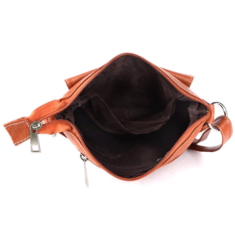 Leather Women Laptop Bag Cross Over Bag