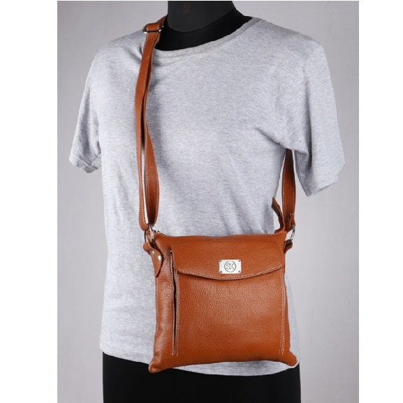 Leather Women Laptop Bag Cross Over Bag