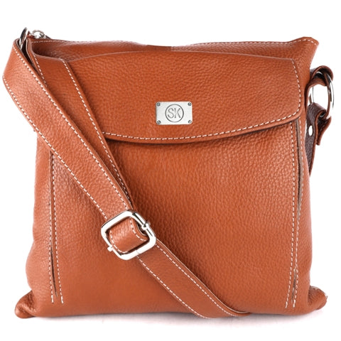 Leather Women Laptop Bag Cross Over Bag