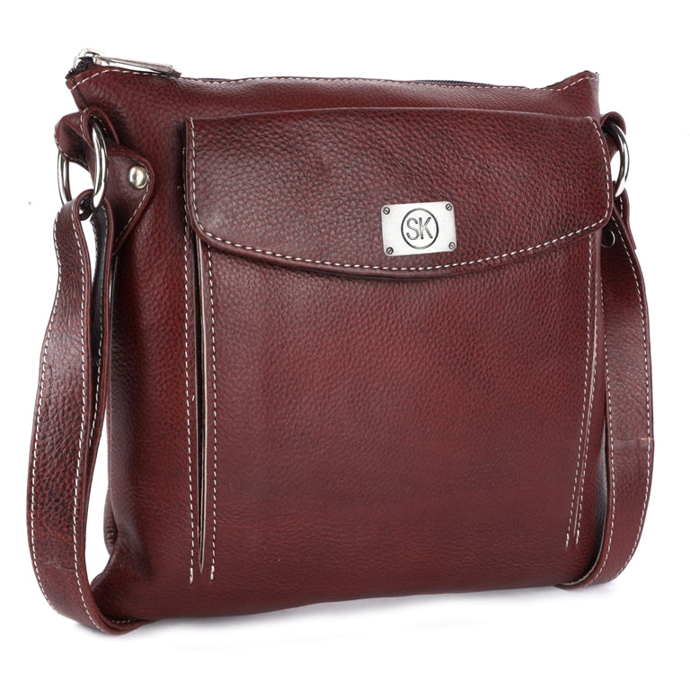 Leather Women Laptop Bag Cross Over Bag