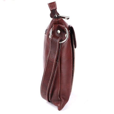 Leather Women Laptop Bag Cross Over Bag