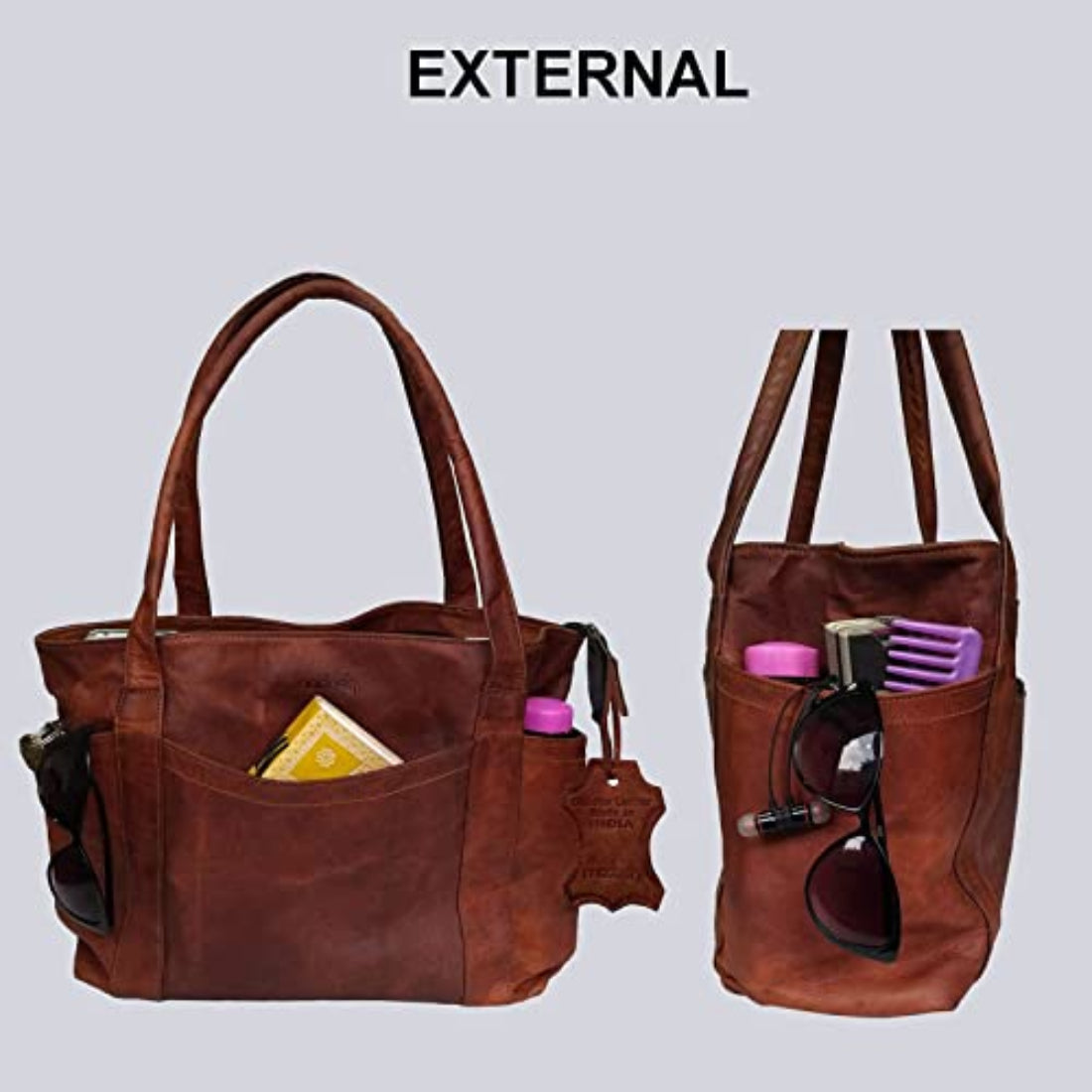 Leather Women’s Tote Style Shoulder Handbag