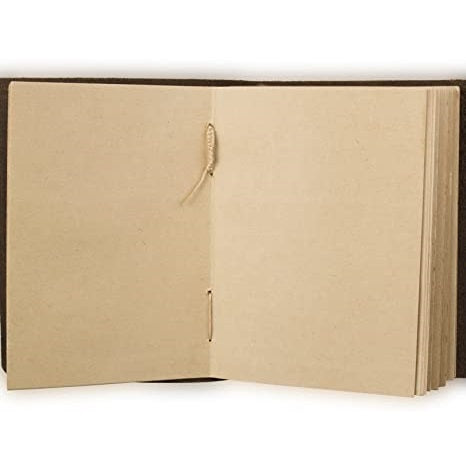 Vintage Leather  Buff journal With Key Lock