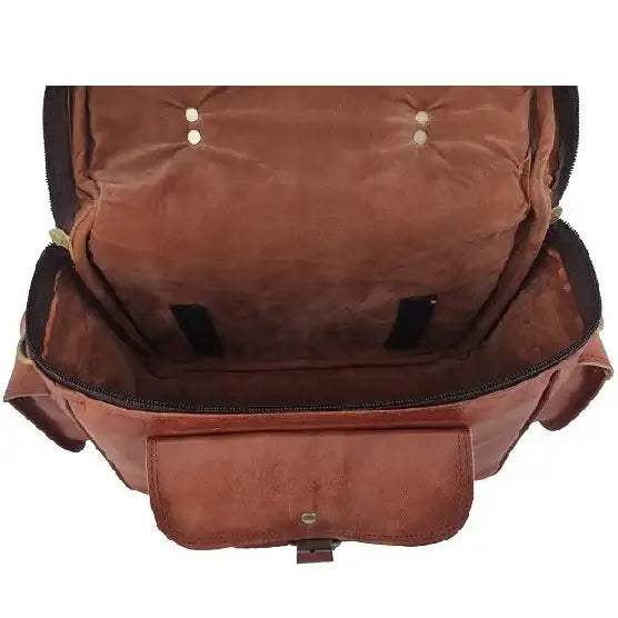 Vintage Leather Camera Case Crossbody Bag