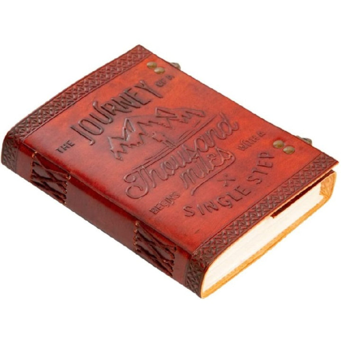 Vintage Leather Journey Thousand Miles Journal