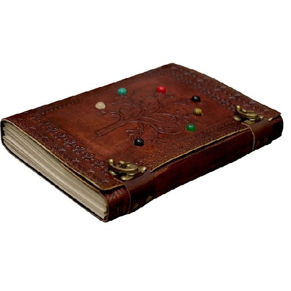 Vintage Leather Writing Journal Tree Of Life