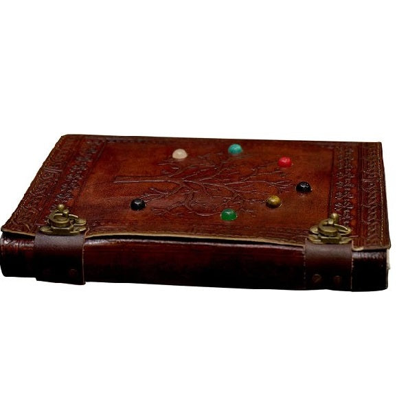 Vintage Leather Writing Journal Tree Of Life
