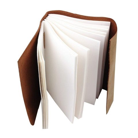 Vintage Retro Buff Heart Journal Notebook