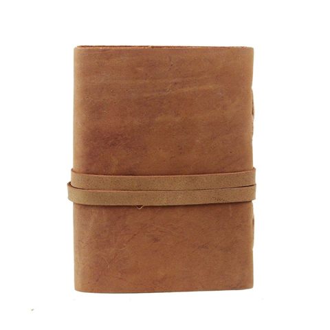 Vintage Retro Buff Heart Journal Notebook
