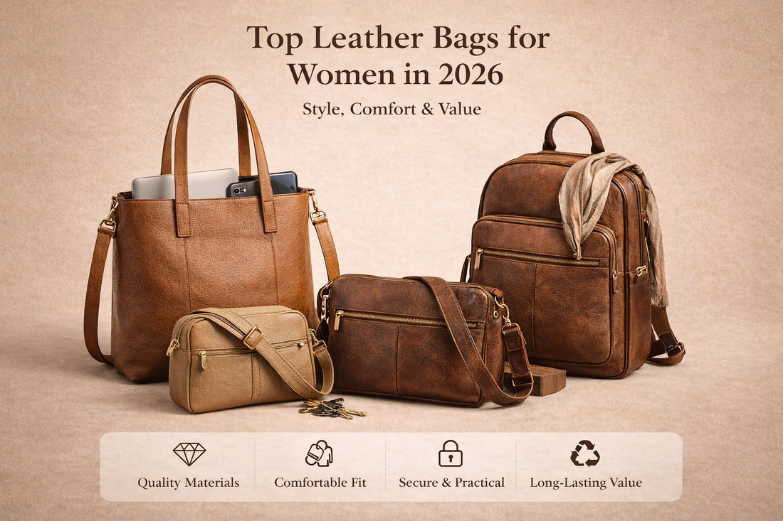 Top Leather Bags for Women in 2026: Style, Comfort & Value