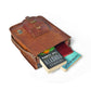 Small Leather Messenger Crossbody Bag