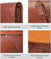 Wanderlust Leather Bag for Men Women