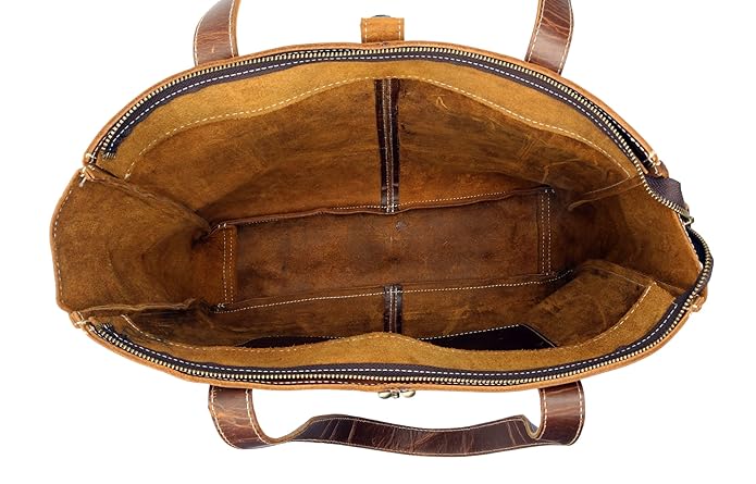 Authentic Hunter Leather Tote Bag