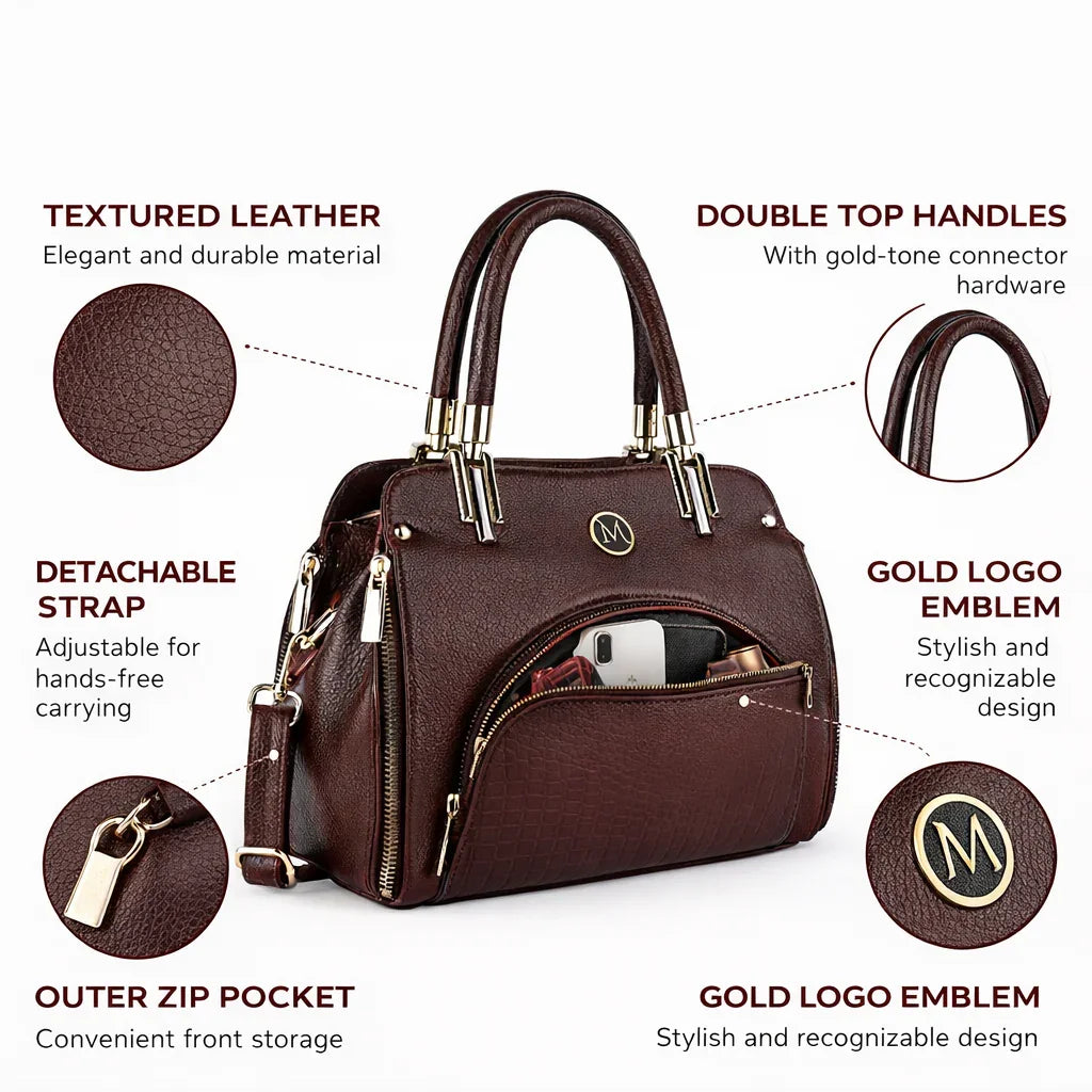 Leather Ladies Sling Handbag