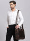 Classic Full Grain Leather Office Briefcase