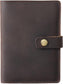 Coffee Brown Genuine Leather Passport Cover