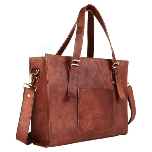 Eminent Leather Laptop Tote Bag