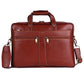 Genuine Bombay Brown Leather Men's Messenger Bag
